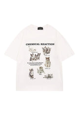 Oversized Kawaii Cat T-Shirt