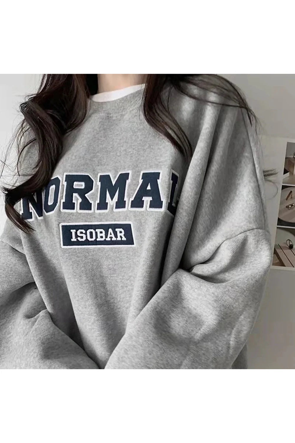 Oversized Normal Graphic Sweatshirt