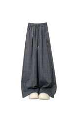 Oversized Plaid Slouchy Pants