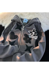 Fall Oversized Zip Up Warm Hoodie