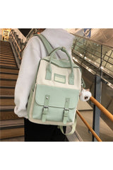 Pastel Colors Preppy Backpack