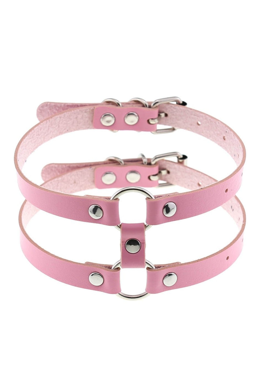 Pastel Goth PU Leather Choker