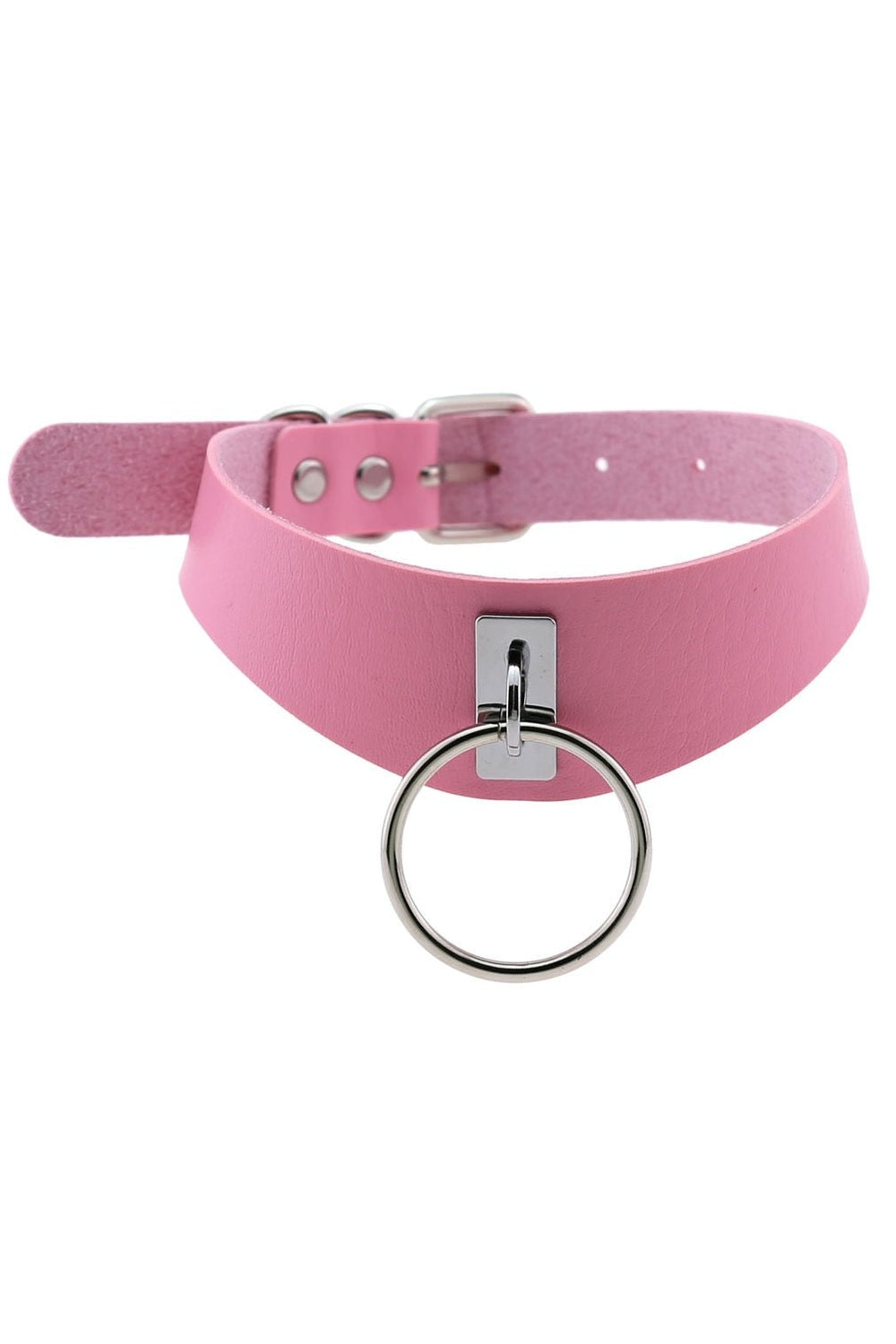 Pastel Goth PU Leather Choker