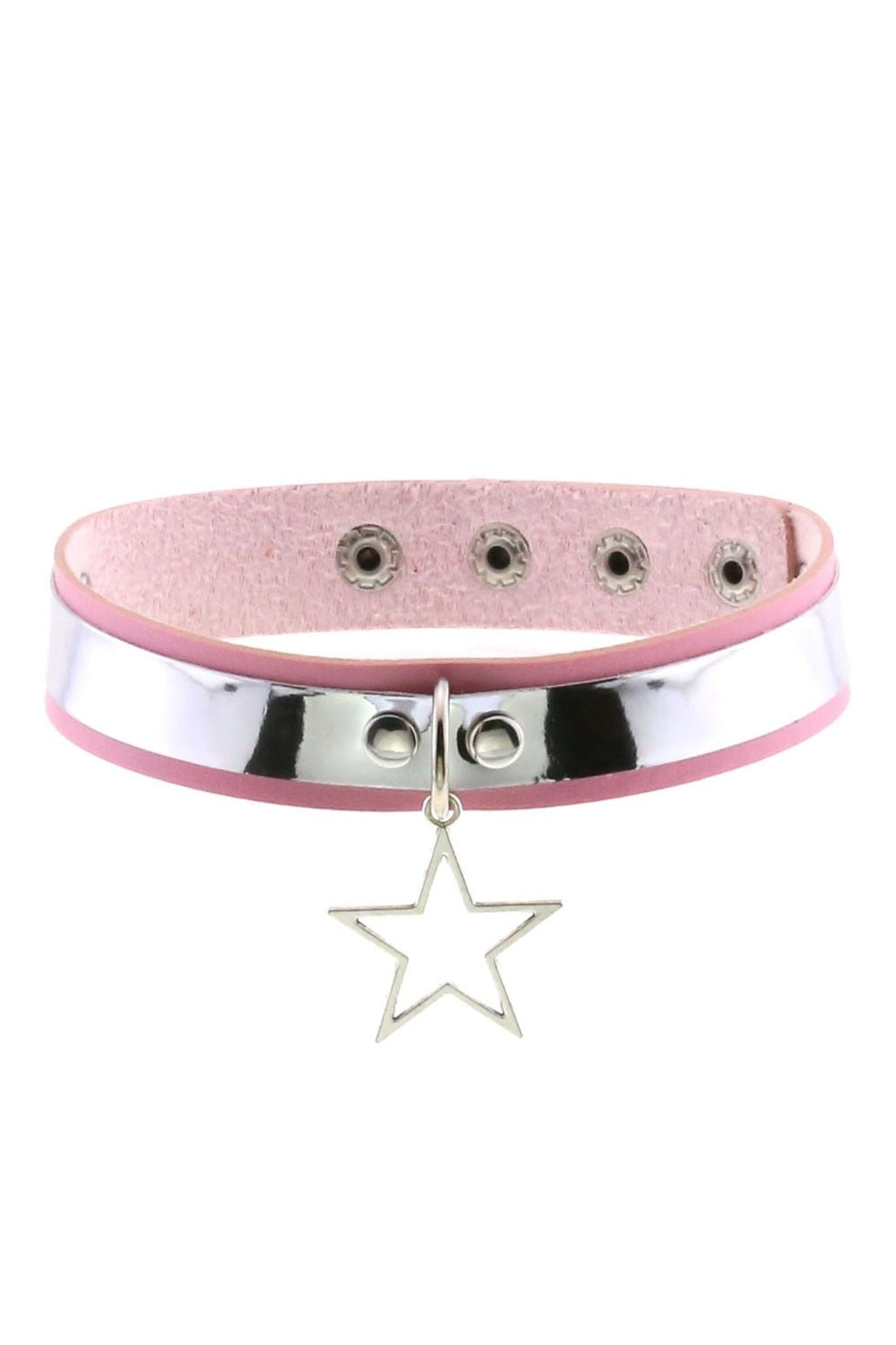 Pastel Goth PU Leder Halsband