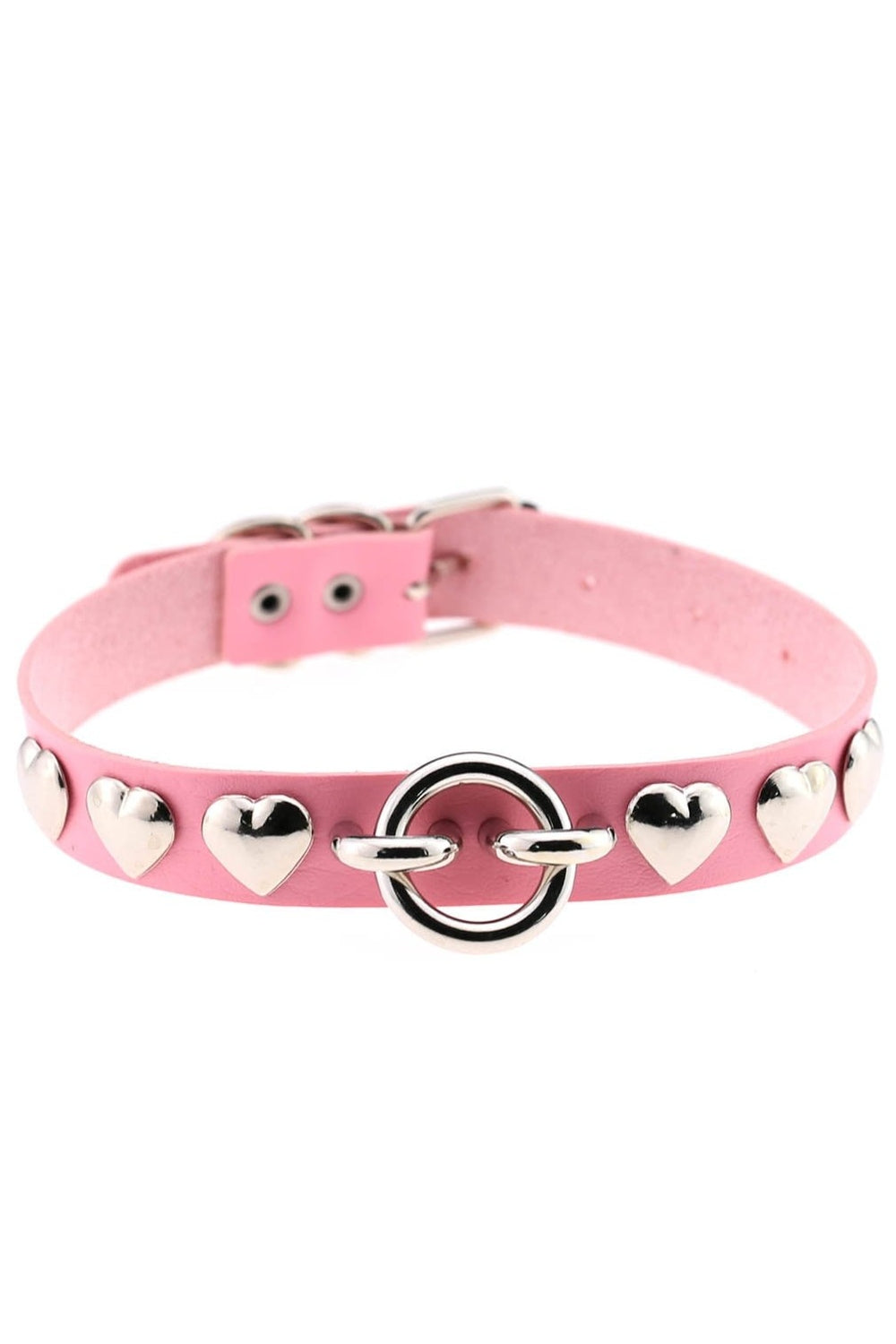 Pastel Goth PU Leather Choker