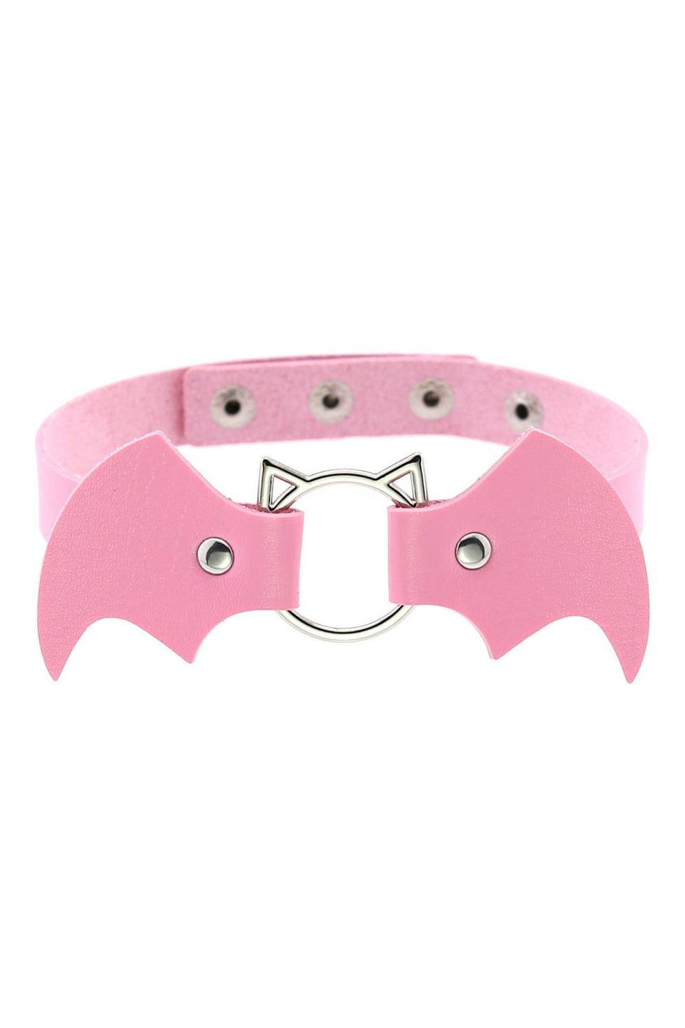 Pastel Goth PU Leather Choker