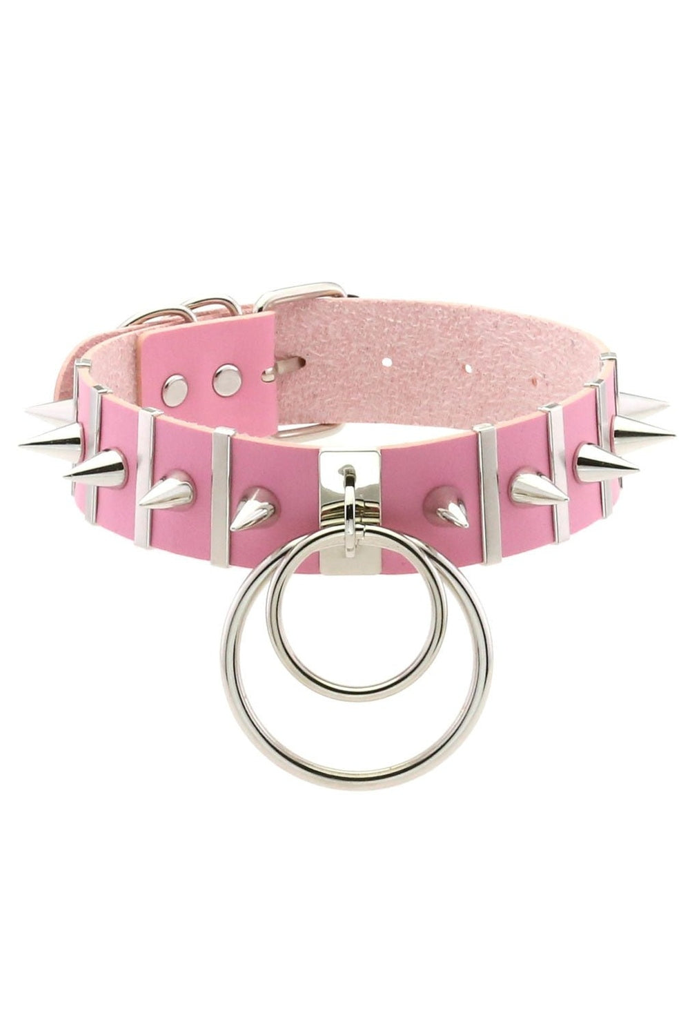 Pastel Goth PU Leather Choker