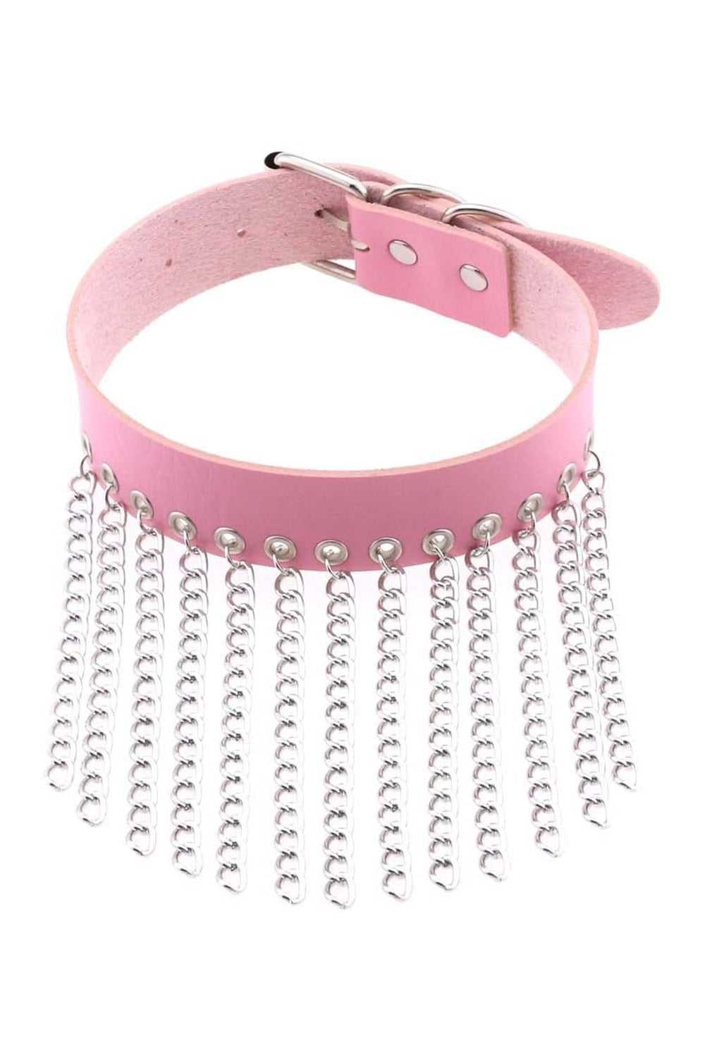 Pastel Goth PU Leather Choker