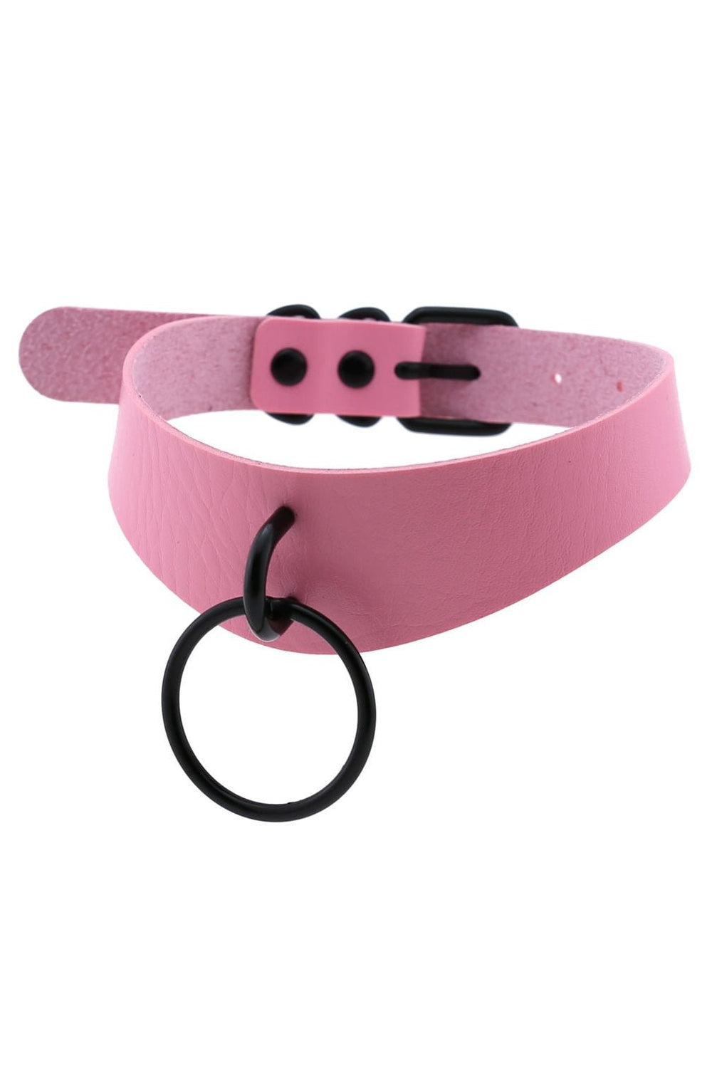 Pastel Goth PU Leather Choker