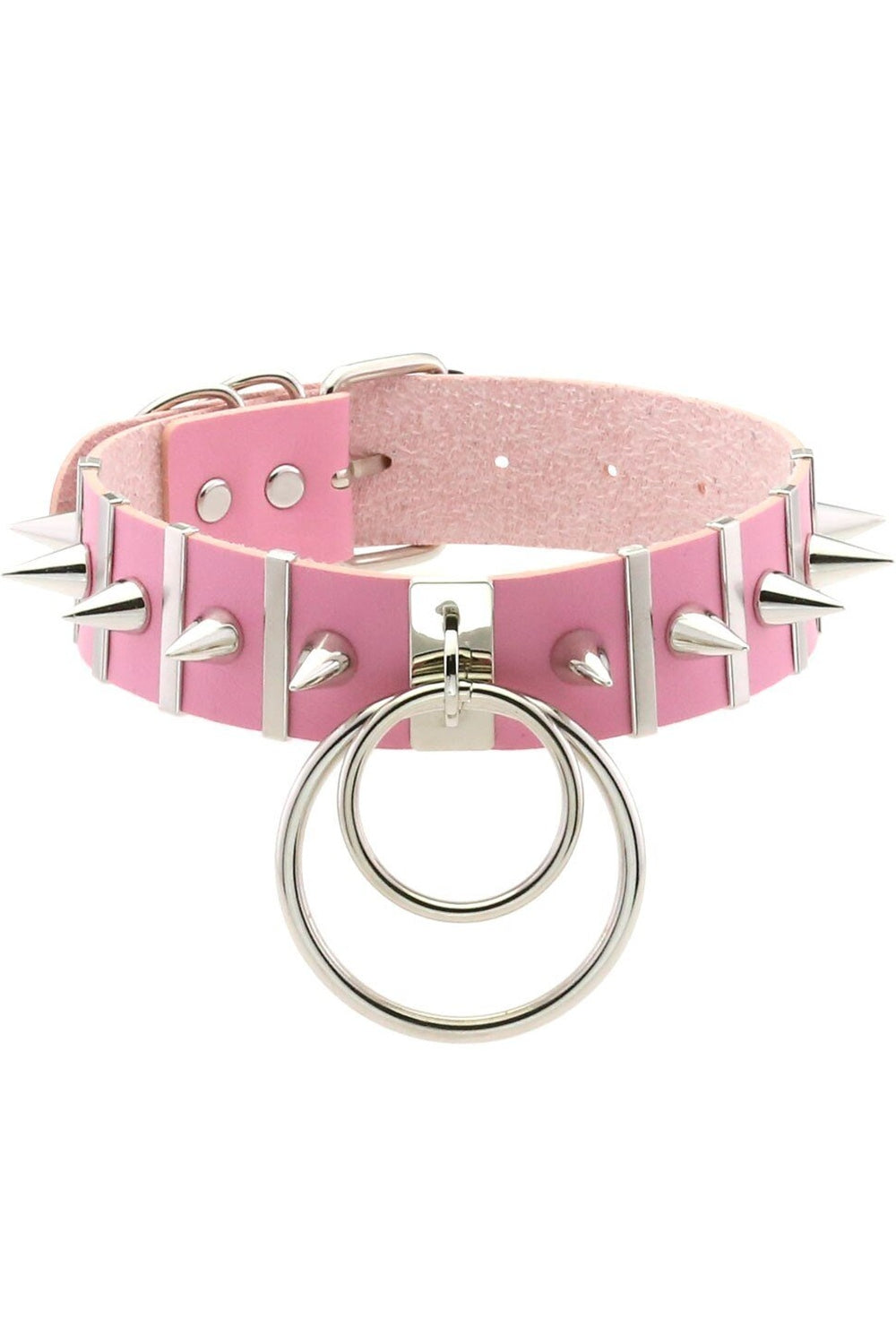 Pastel Goth PU Leather Choker