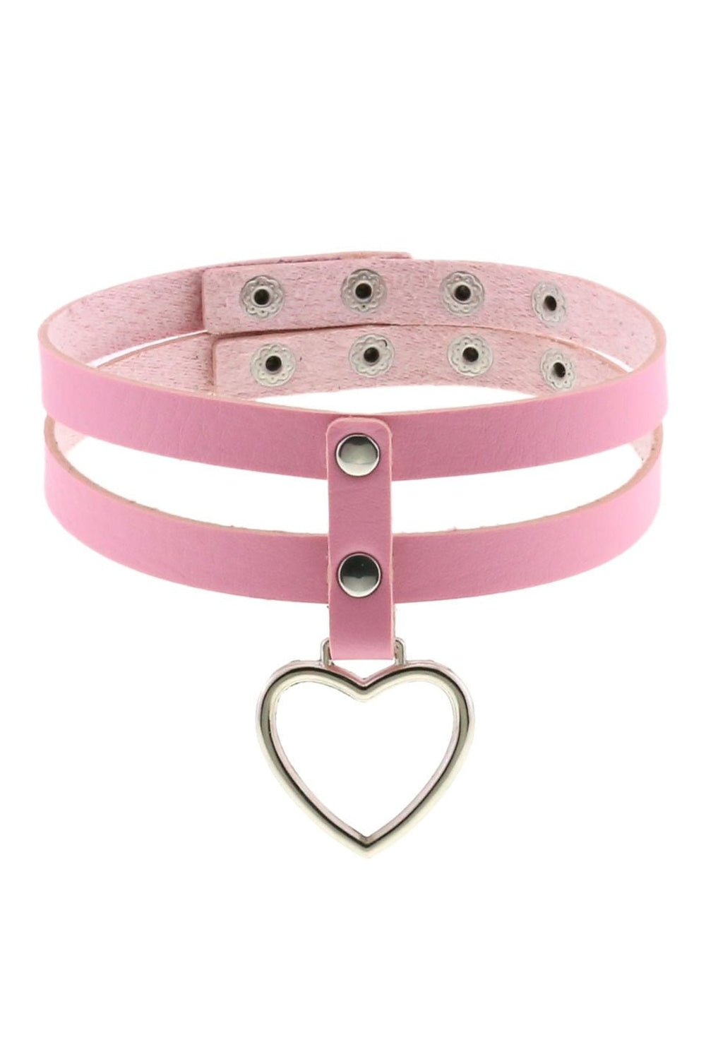 Pastel Goth PU Leather Choker