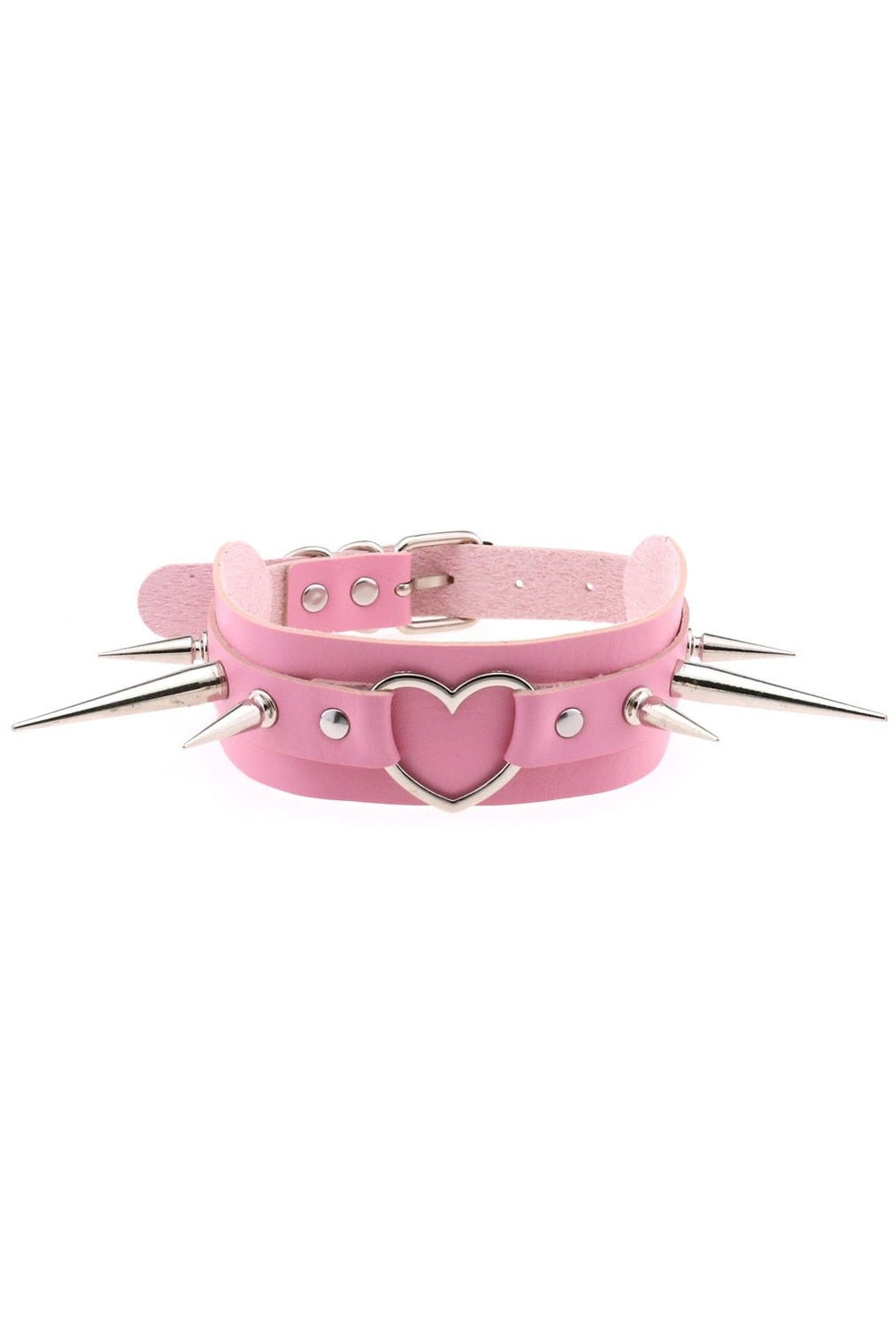 Pastel Goth PU Leather Choker