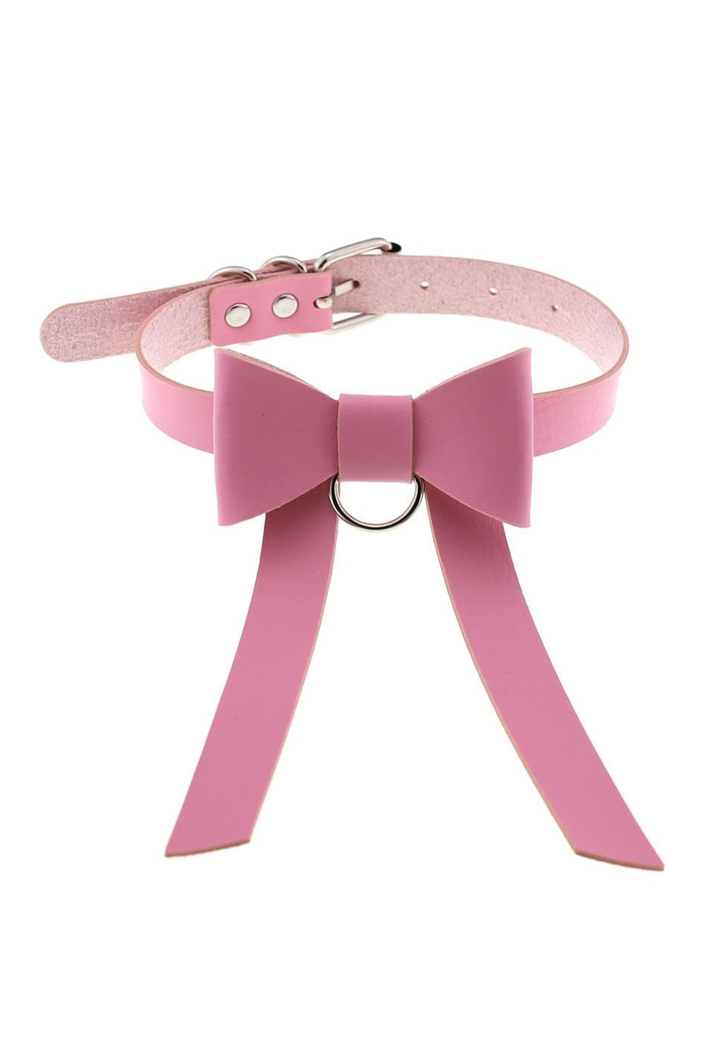 Pastel Goth PU Leather Choker