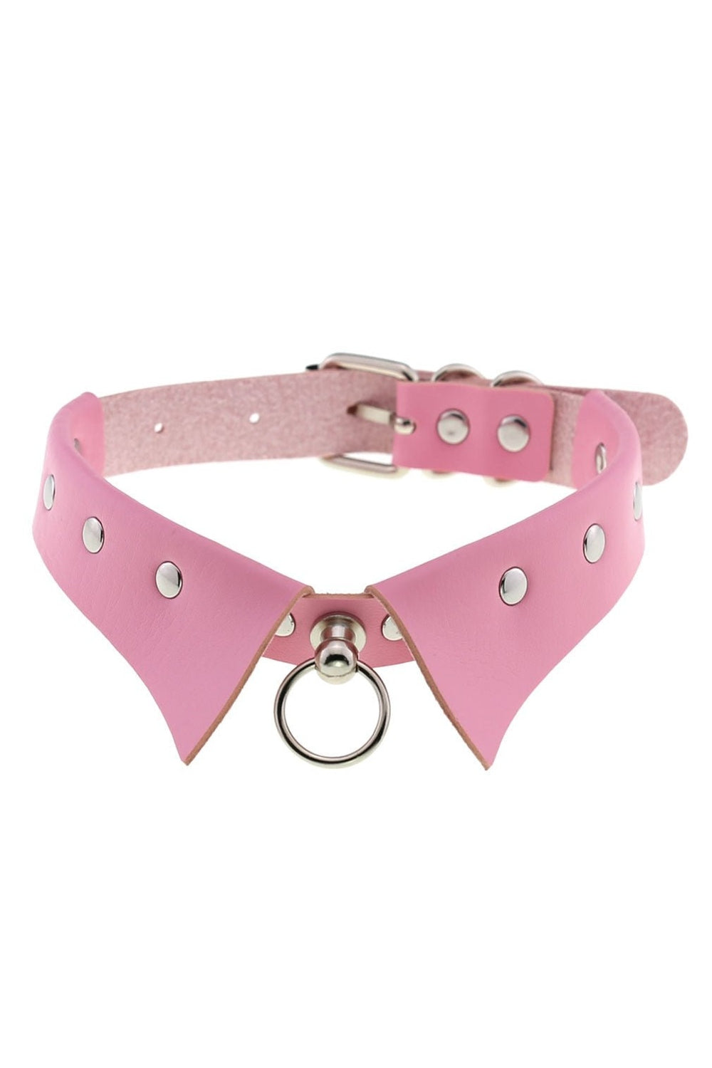 Pastel Goth PU Leather Choker