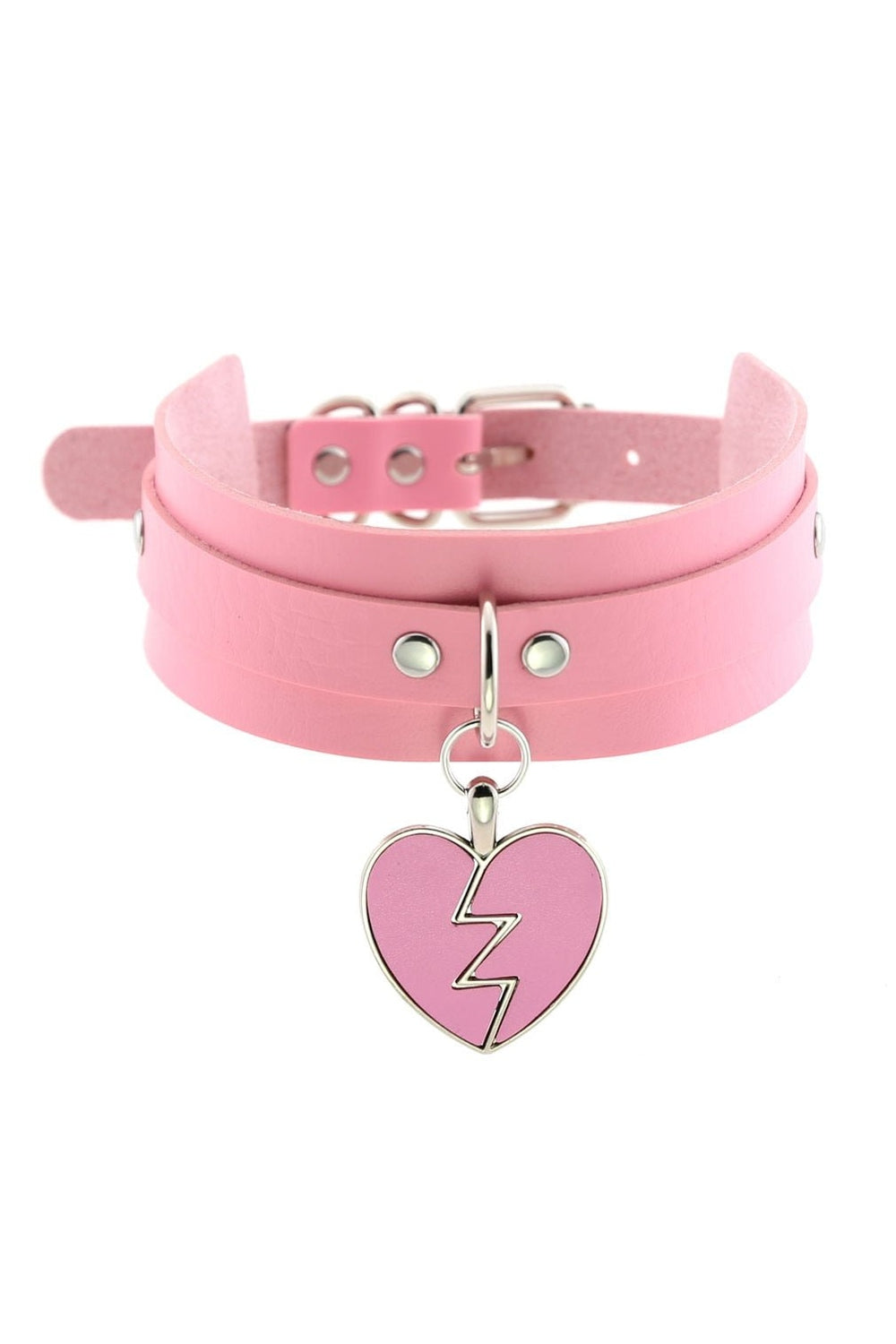 Pastel Goth PU Leather Choker