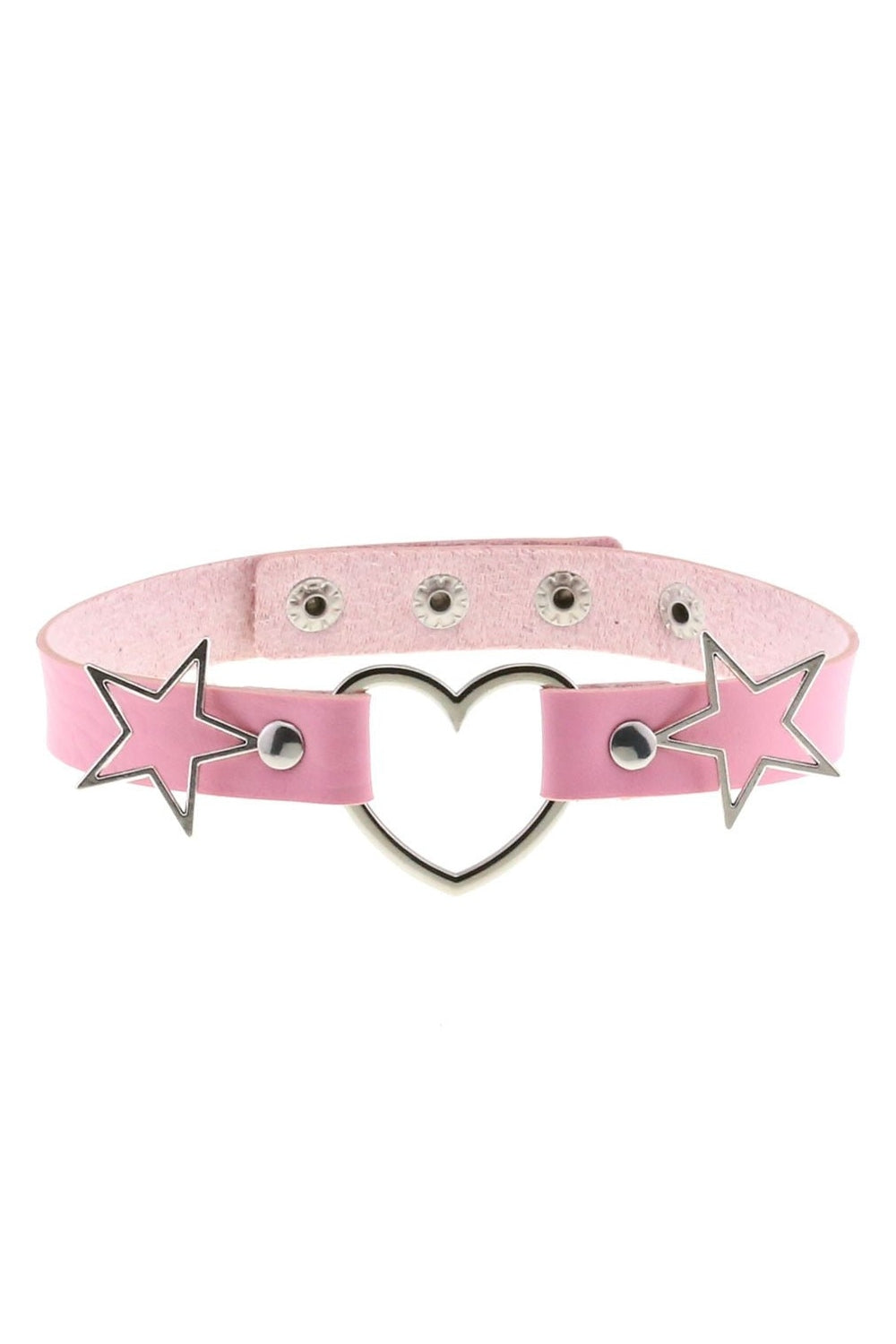 Pastel Goth PU Leather Choker