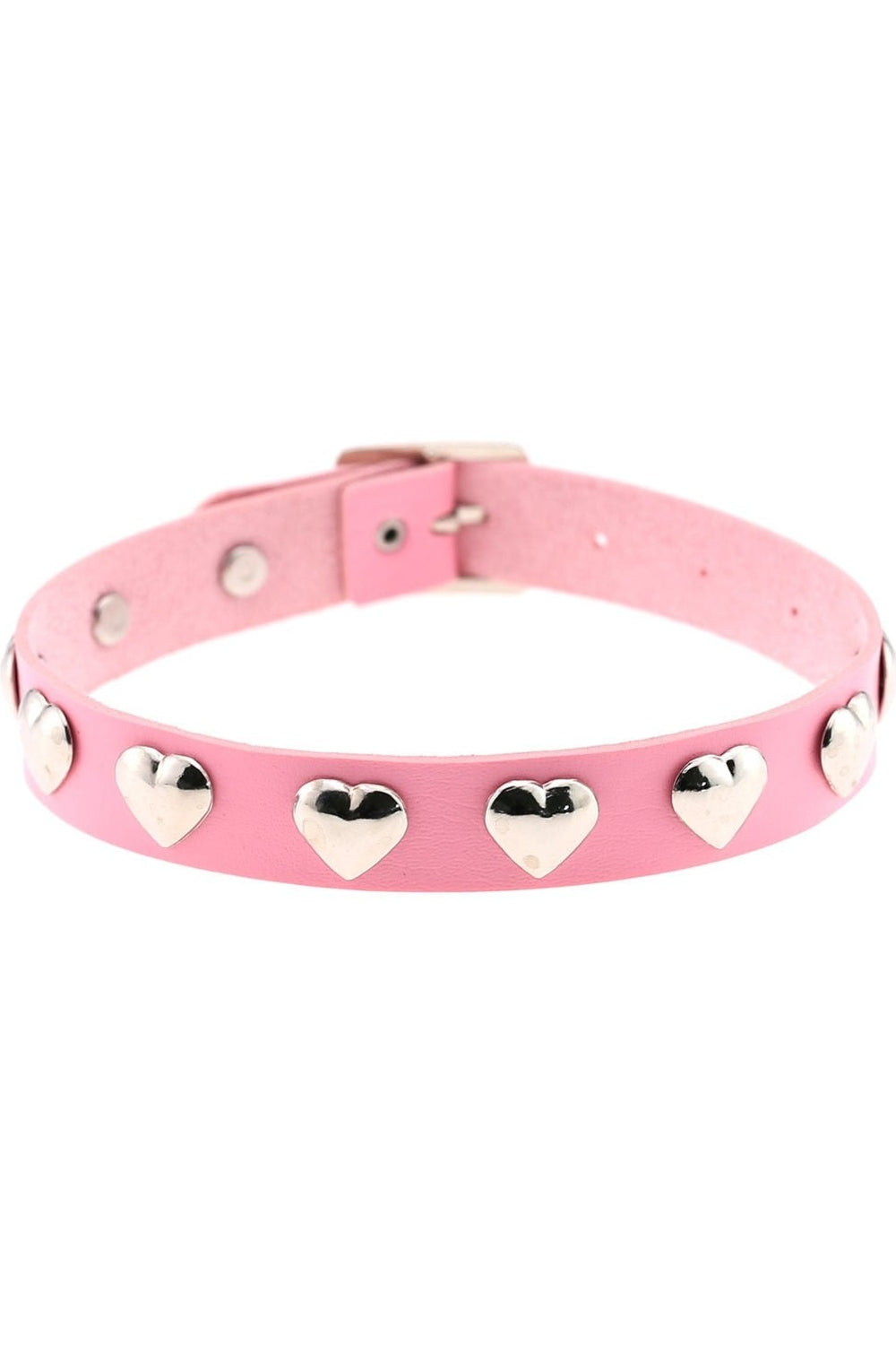 Pastel Goth PU Leather Choker