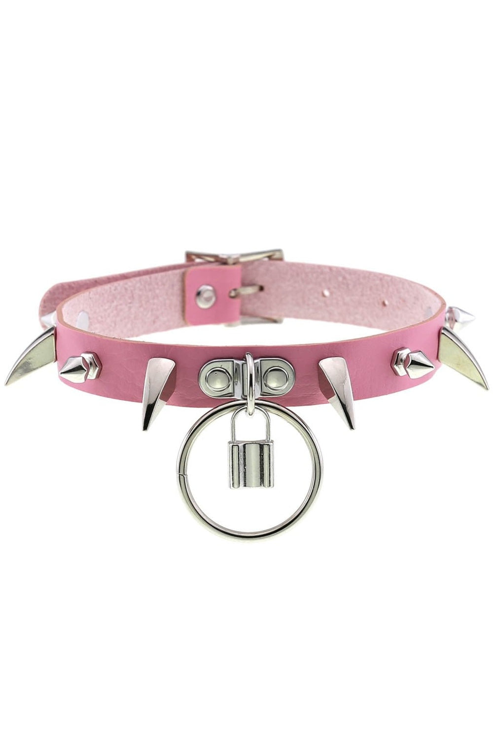 Pastel Goth PU Leather Choker