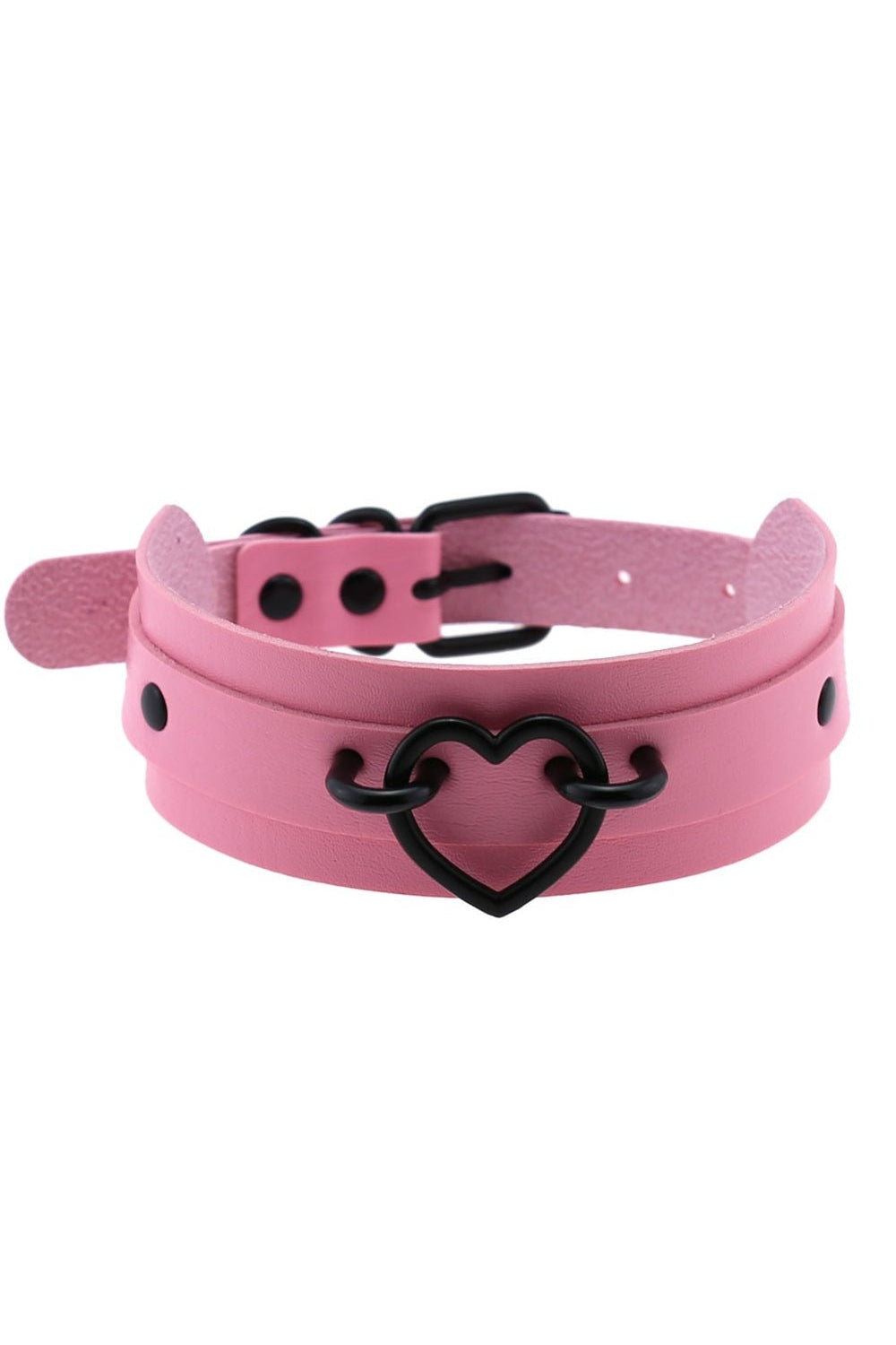 Pastel Goth PU Leather Choker