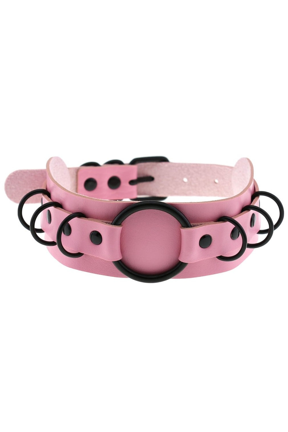 Pastel Goth PU Leather Choker