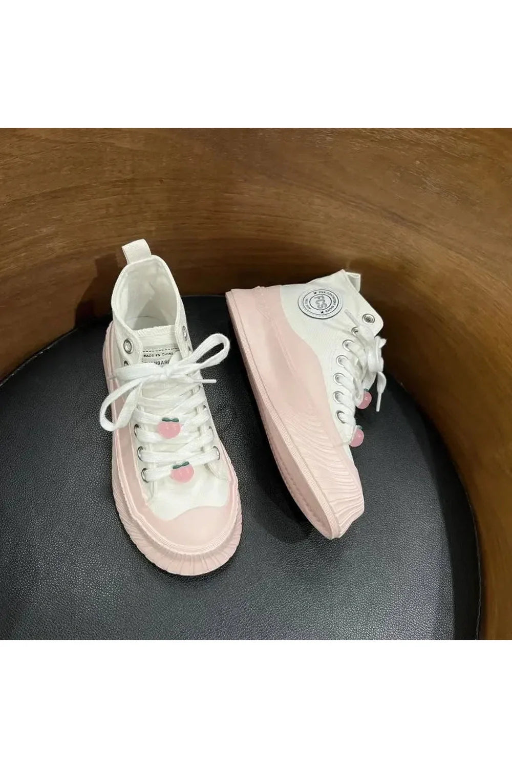 Pastel Peach Sneakers