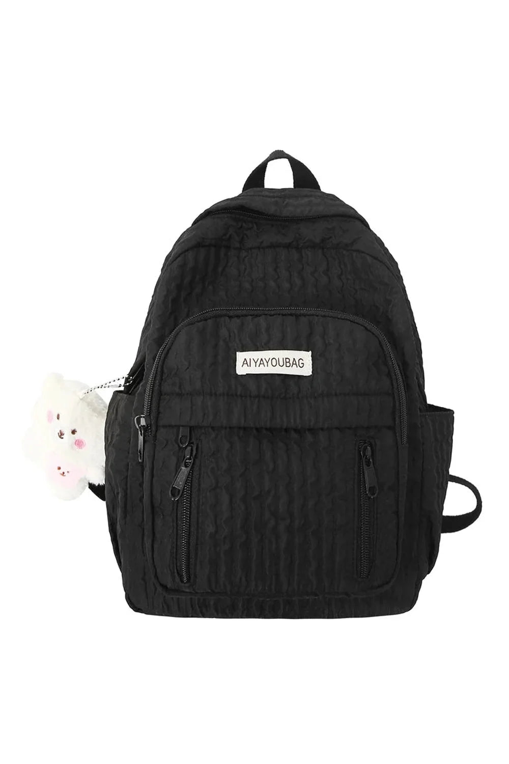 Pastel Pink Teddy Backpack