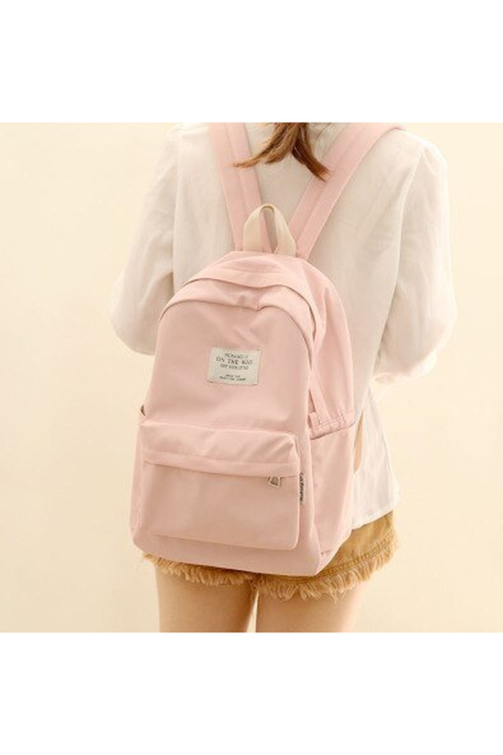 Pastel Simple Design Oxford Backpack