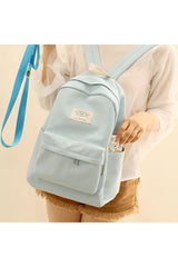 Pastel Simple Design Oxford Backpack