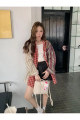 Chemise oversize Patchwork Harmony
