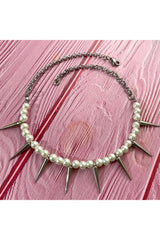 Pearl Spike Necklace