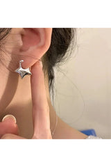 Pentagram Needles Stud Earrings