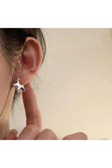 Pentagram Needles Stud Earrings