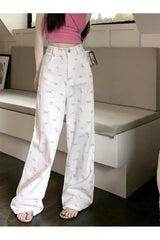 Petal Waltz Hose mit weitem Bein
