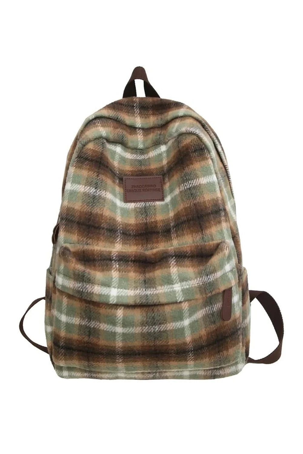 Plaid Cozy Backpack