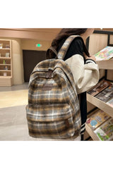 Plaid Cozy Backpack