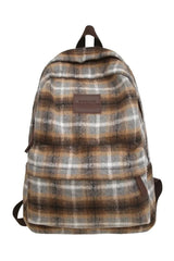 Plaid Cozy Backpack