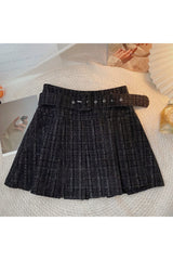 Plaid High Waist Preppy Skirt