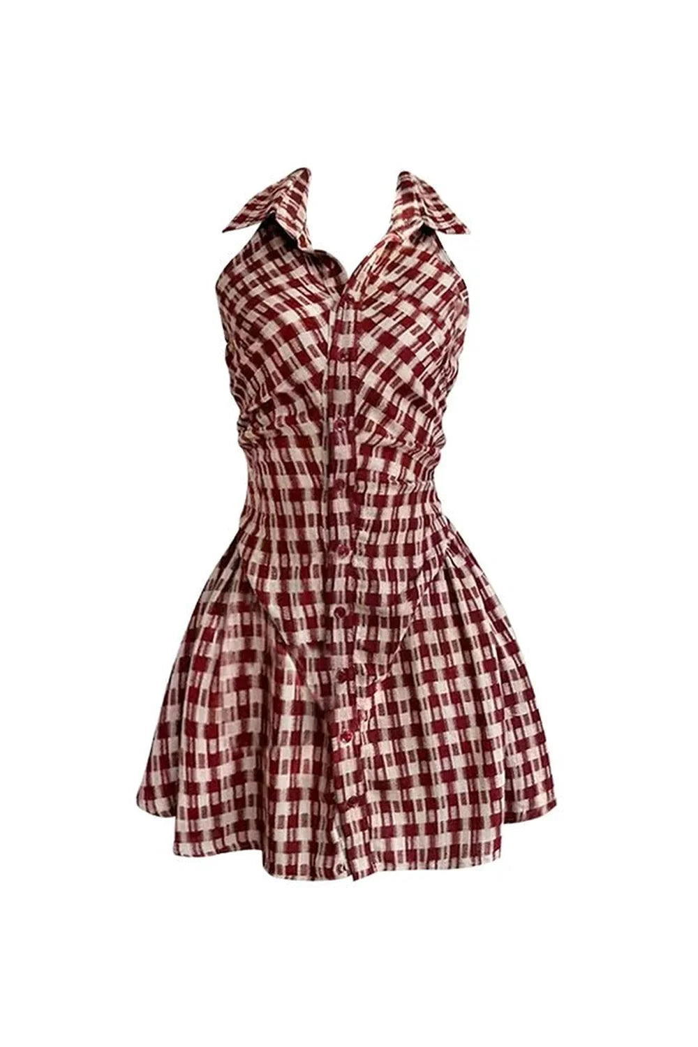 Plaid Mini Birthday Dress