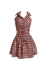 Plaid Mini Birthday Dress