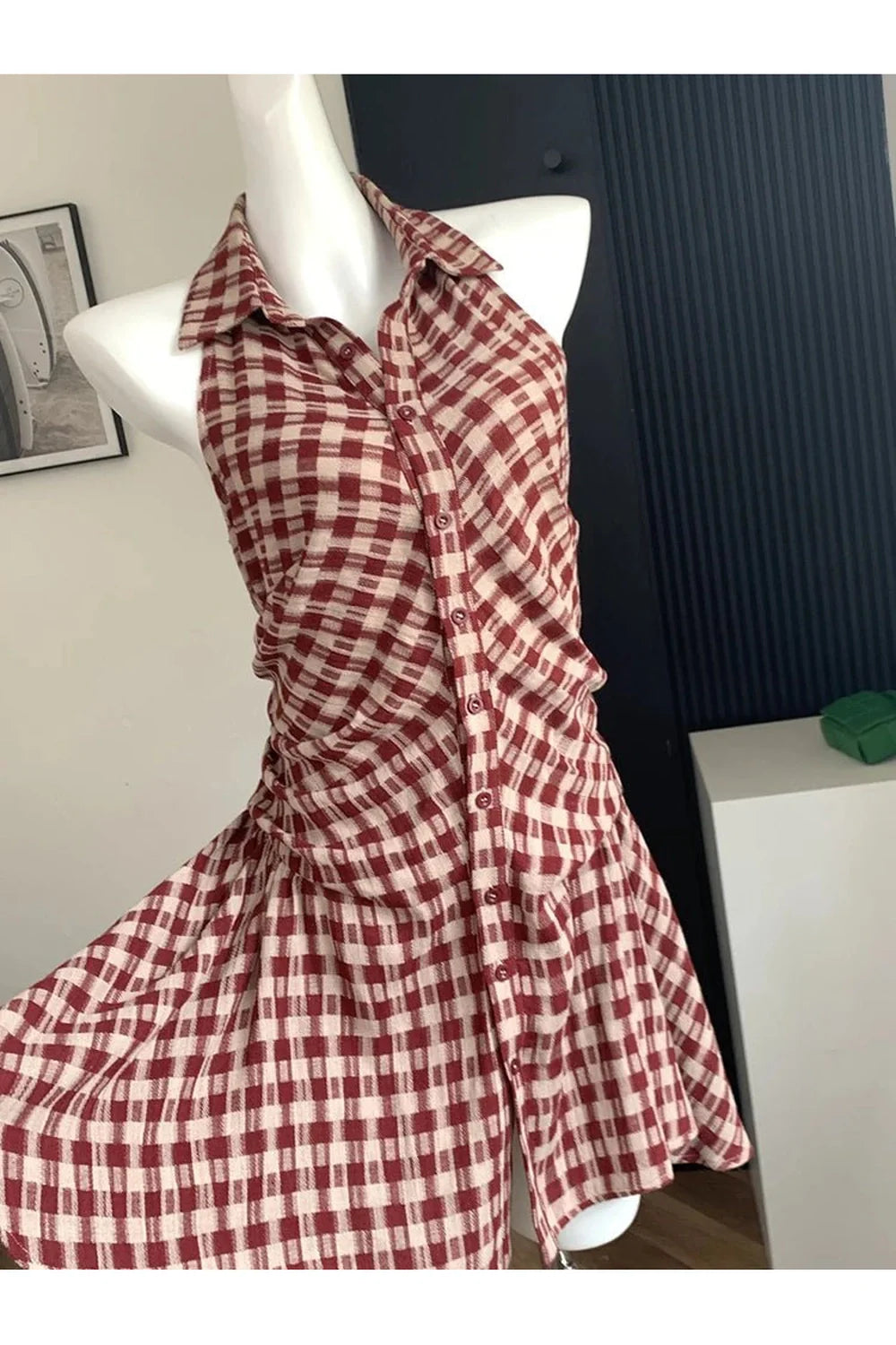 Plaid Mini Birthday Dress