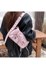 Plaid Pink Shoulder Bag