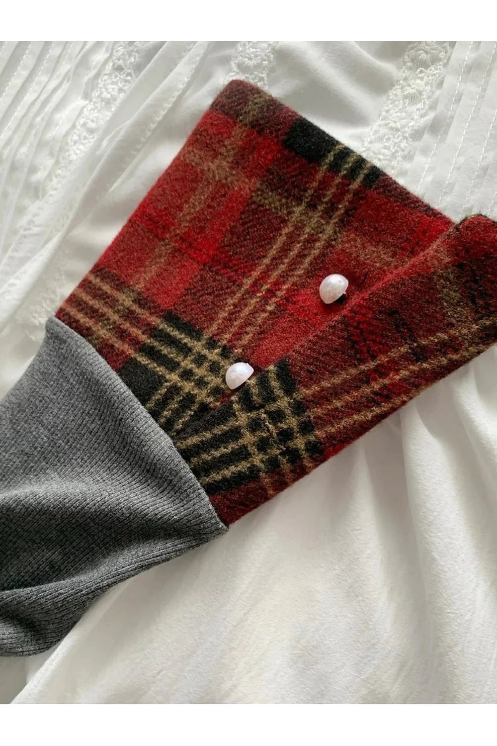 Plaid Punk Layered Set