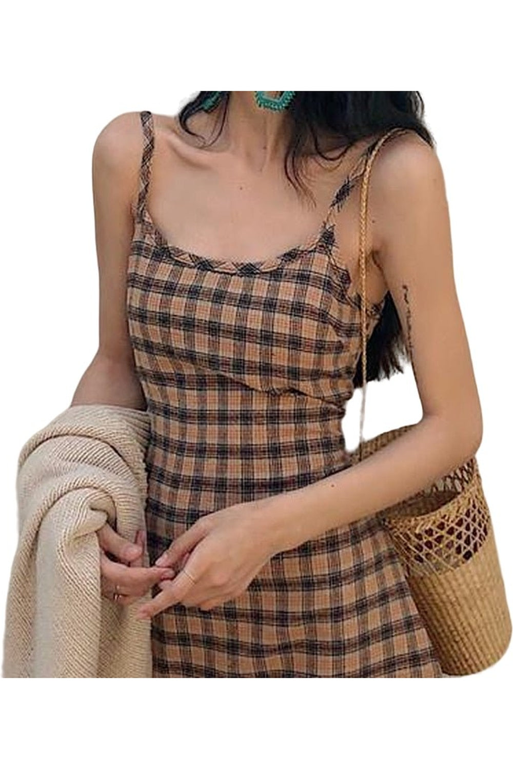 Plaid Vintage Retro Dress