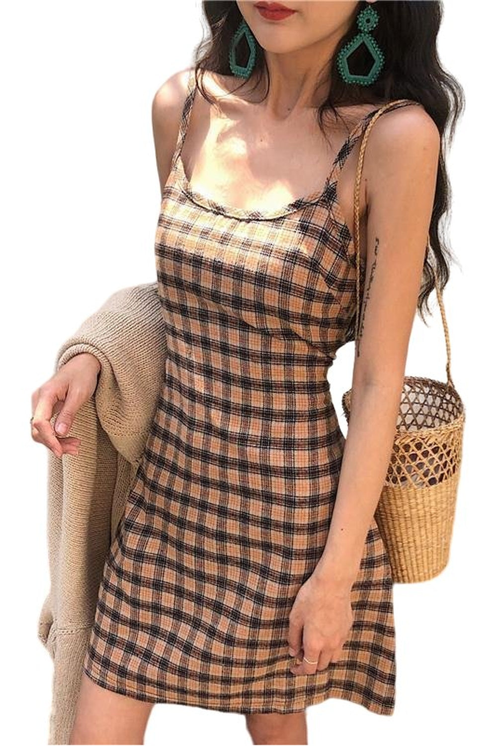 Plaid Vintage Retro Dress