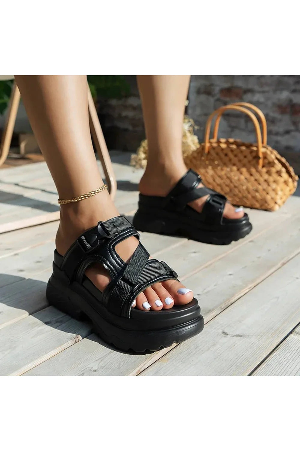 Platform Flip Sandals