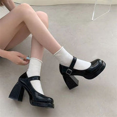 Preppy High Heel Shoes