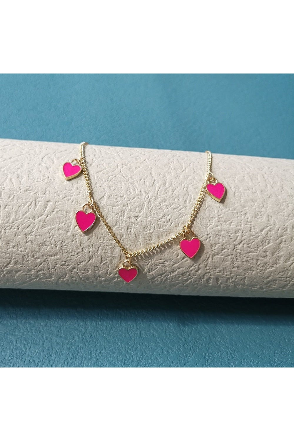 Preppy Pastel Heart Necklace