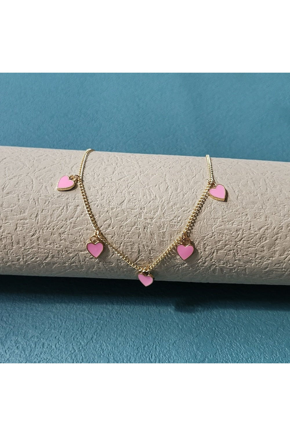 Preppy Pastel Heart Necklace