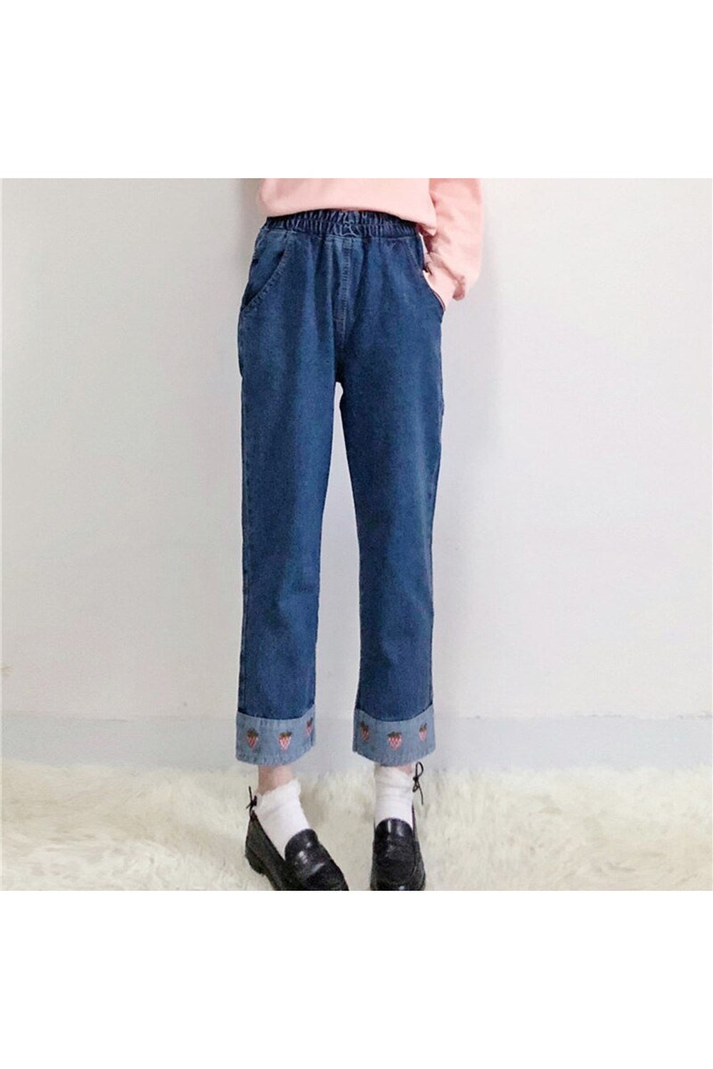 Preppy Erdbeerhose