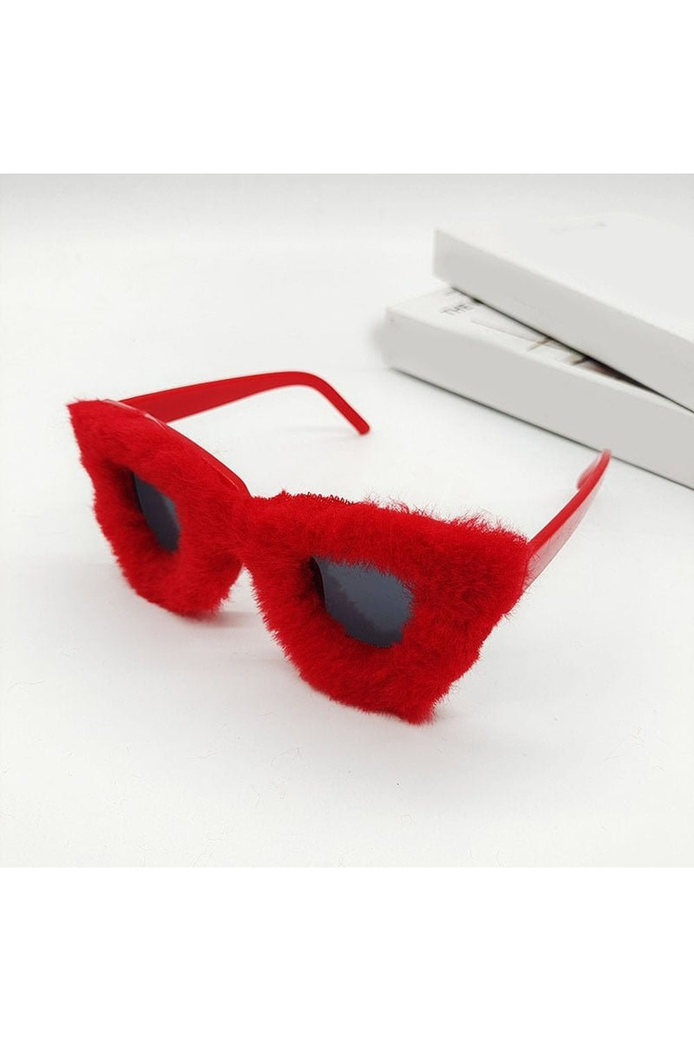 Preppy Velvet Cat Eye Sunglasses